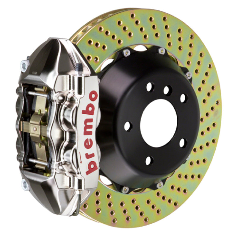 Brembo 06-12 325xi/328xi Front GTR BBK 4 Piston Billet 365x29 2pc Rotor Drilled- Nickel 0