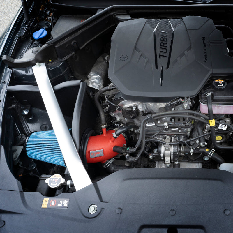 Injen 22-23 Kia Stinger 2.5L Turbo L4 Wrinkle Black Short Ram Tuned Intake System 4