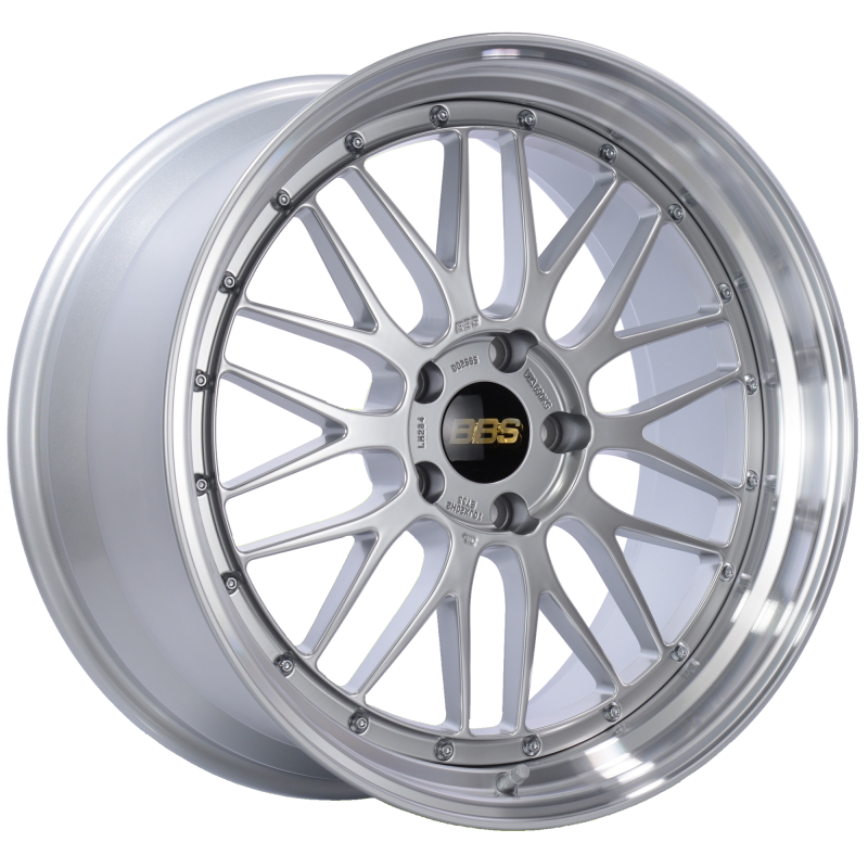 BBS LM 20x10 5x120 ET33 Diamond Silver Center Diamond Cut Lip Wheel -82mm PFS/Clip Required 0