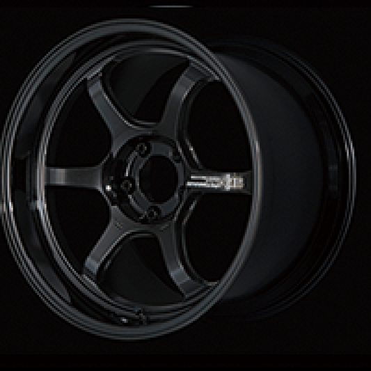 Advan R6 18x9.5 +45 5-114.3 Racing Titanium Black Wheel 0