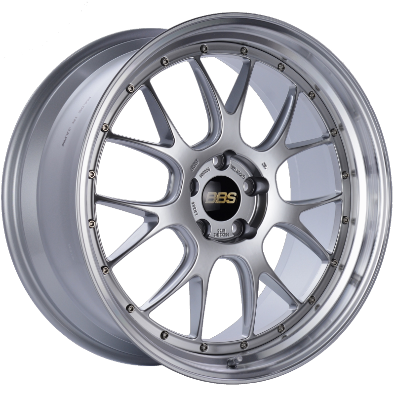 BBS LM-R 21x10 5x120 ET35 Diamond Silver Center Diamond Cut Lip Wheel -82mm PFS/Clip Required 1