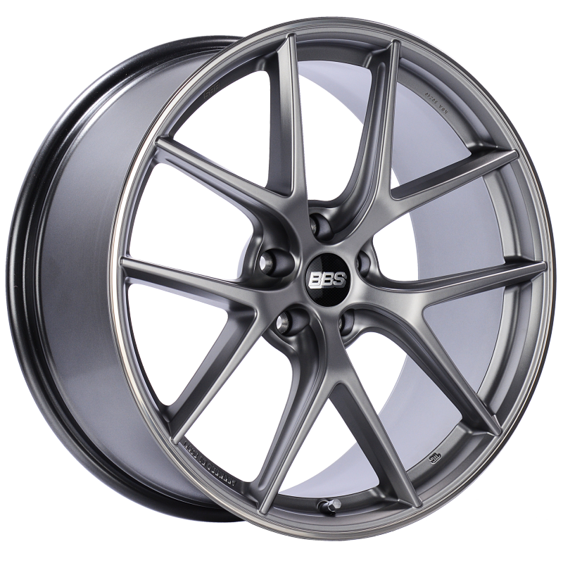 BBS CI-R 20x10 5x112 ET45 Platinum Silver Polished Rim Protector Wheel -82mm PFS/Clip Required 0