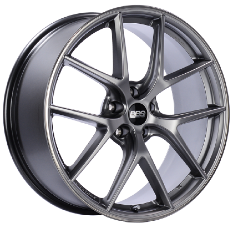 BBS CI-R 19x9 5x120 ET48 Platinum Silver Polished Rim Protector Wheel -82mm PFS/Clip Required 0