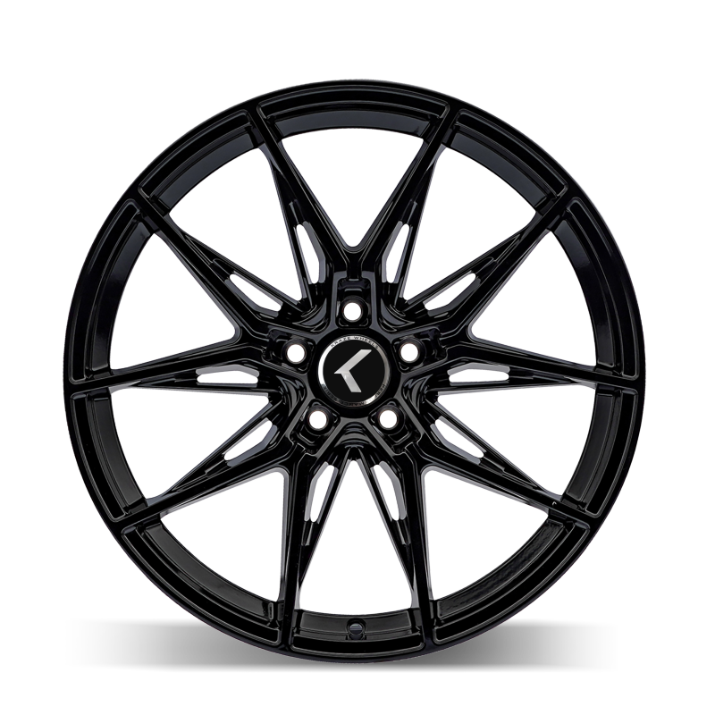 Kraze Wheels Kraze KR196 Evolve 20x9 / 5x114.3 BP / 35mm Offset / 72.62mm Hub Gloss Black Wheel