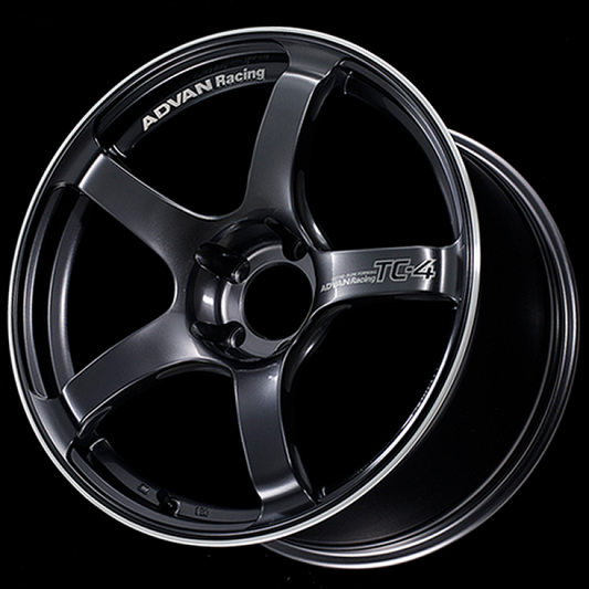 Advan TC4 18x10.5 +15 5-114.3 Racing Gun Metallic & Ring Wheel 0