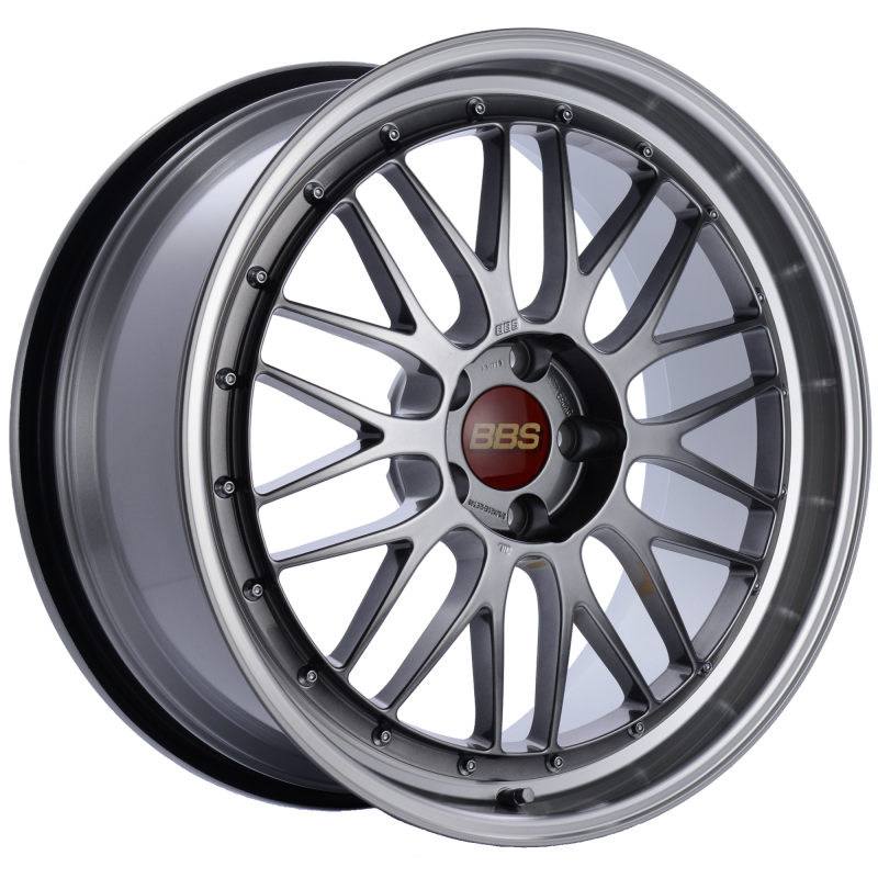 BBS LM 20x9.5 5x114.3 ET40 CB66 Diamond Black Center Diamond Cut Lip Wheel 0