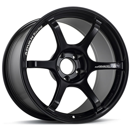 Advan RG-4 17X8.5 +31 5-114.3 Semi Gloss Black Wheel 0