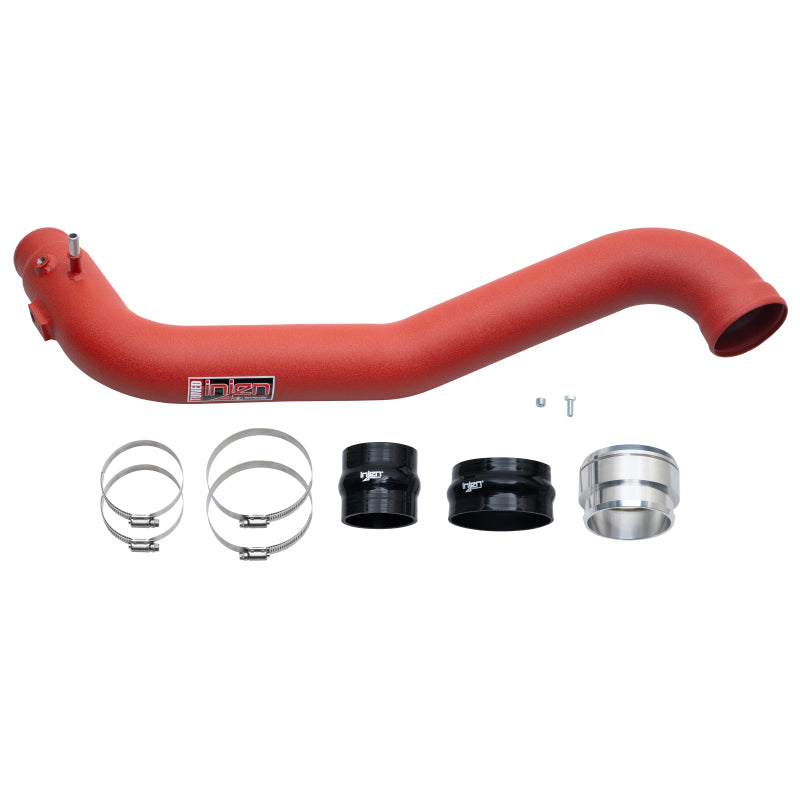 Injen 15-20 Ford F150 2.7L V6 (tt) Aluminum Intercooler Piping Kit - Wrinkle Red 1