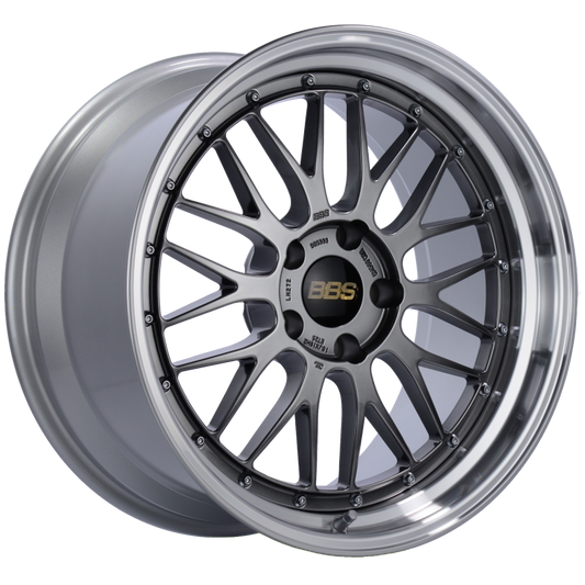 BBS LM 19x10 5x120 ET25 Diamond Black Center Diamond Cut Lip Wheel -82mm PFS/Clip Required 0