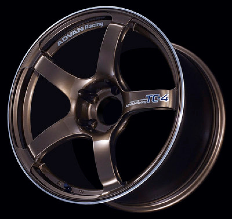 Advan TC4 15x5.0 +45 4-100 Umber Bronze Metallic & Ring Wheel 0