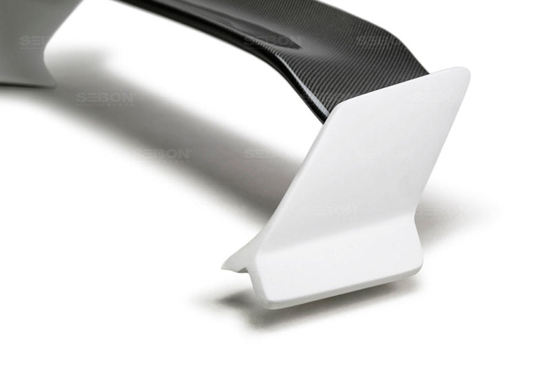 Seibon 2016-2017 Honda Civic Sedan TT Rear Spoiler w/ Carbon Fiber Center 3