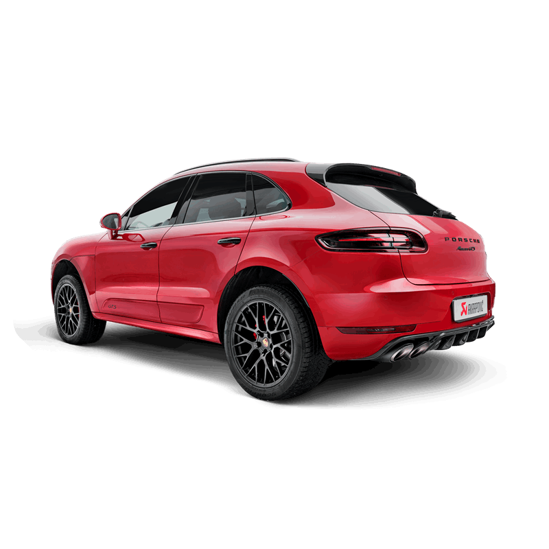 Akrapovic 2014 Porsche Macan Turbo (95B) Evolution Line Cat Back (Titanium) w/ Titanium Tips 1
