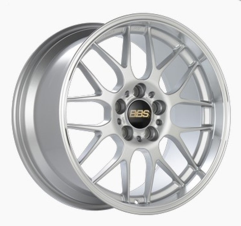 BBS RG-R 19x8.5 5x114.3 ET18 Sport Silver Polished Lip Wheel -82mm PFS/Clip Required 0