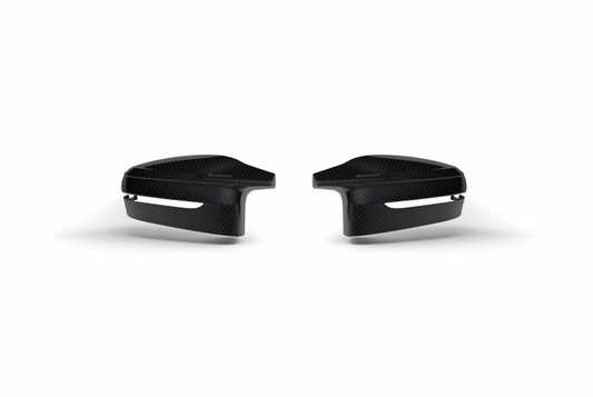 Akrapovic 2021+ BMW (G87) M2, (G80) M3 & (G82) M4 Mirror Cap Set- Gloss Carbon 0