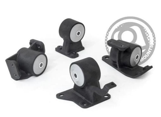 Innovative Mounts Innovative 90-99 Toyota MR2 5S/3S Black Steel Mounts 75A Bushings
