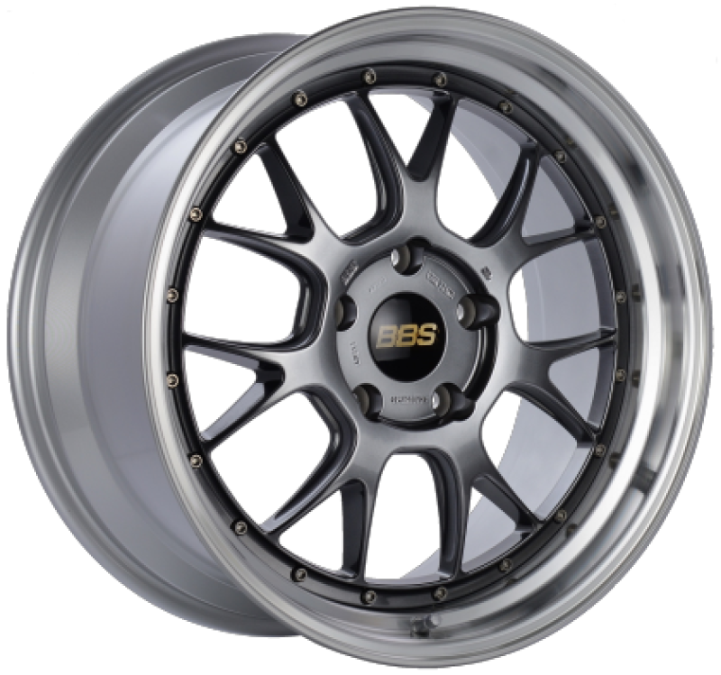 BBS LM-R 20x10.5 5x120 ET35 CB82 Diamond Black Center Diamond Cut Lip Wheel 0