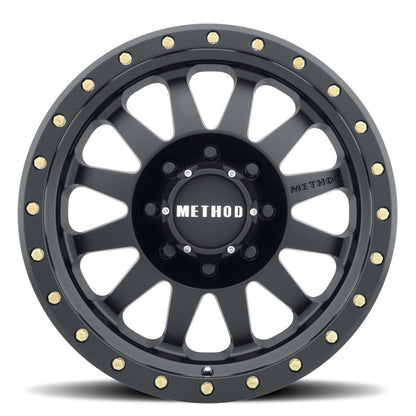 Method Wheels Method MR304 Double Standard 17x8.5 0mm Offset 8x6.5 130.81mm CB Matte Black Wheel
