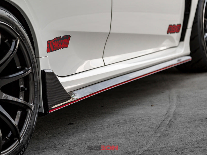 Seibon 2017 Honda Civic Type R OEM Carbon Fiber Side Skirts 5