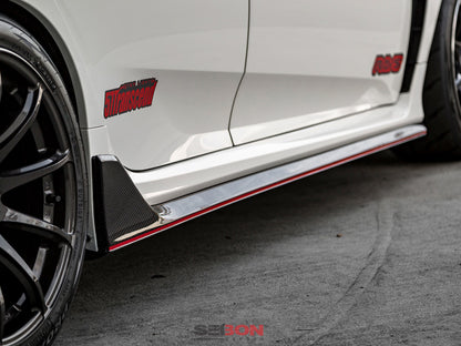 Seibon 2017 Honda Civic Type R OEM Carbon Fiber Side Skirts 5