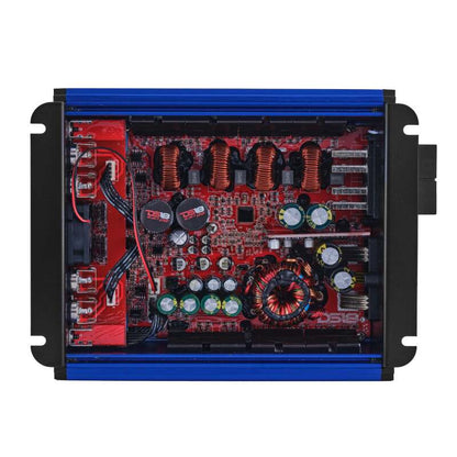 DS18 4-Channel Class-D Amp Stereo Full-Range 4 x 120 W RMS at4 ohm- Blue