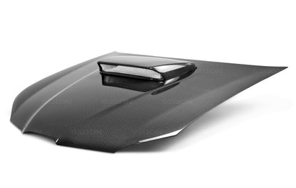 Seibon 06-07 Subaru WRX/STi OEM Carbon Fiber Hood 1