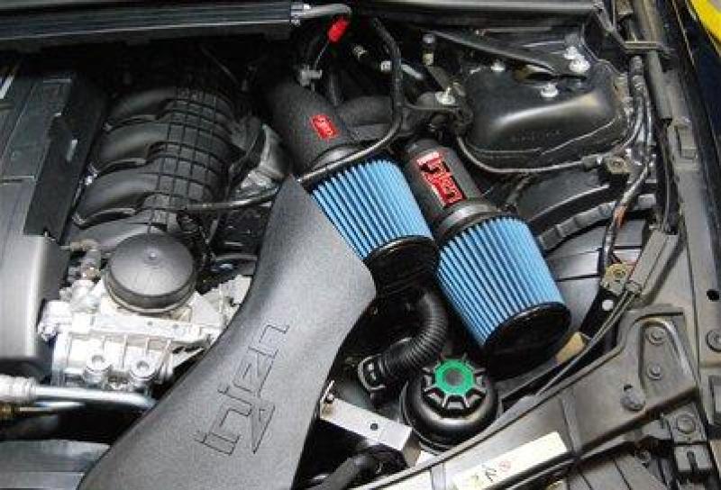 Injen 07-09 335i E92 / 08-09 135i E82 3.0L L6 Twin intake Wrinkle Black Short Ram Intake 6