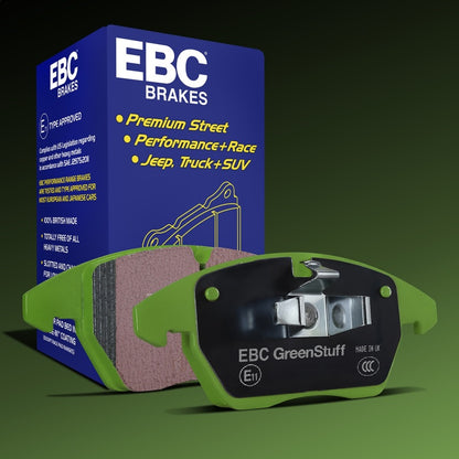 EBC 2016+ Chevrolet Malibu 1.5L Turbo (Elec PB) Greenstuff Rear Brake Pads