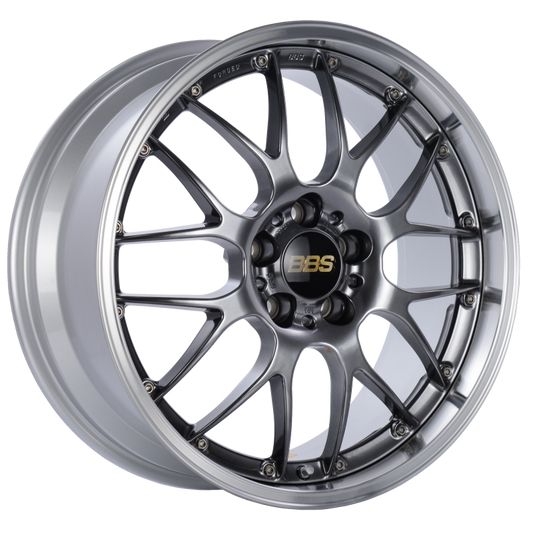 BBS RS-GT 18x8.5 5x120 ET38 CB72.5 Diamond Black Center Diamond Cut Lip Wheel 0