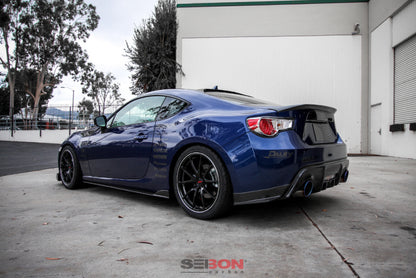 Seibon 12-13 BRZ/FRS KC Style Carbon FIber Rear Lip 4
