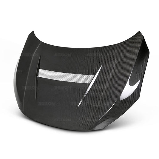 Seibon 2016-2017 Honda Civic Coupe/Sedan/Hatchback VS-Style Carbon Fiber Hood 0
