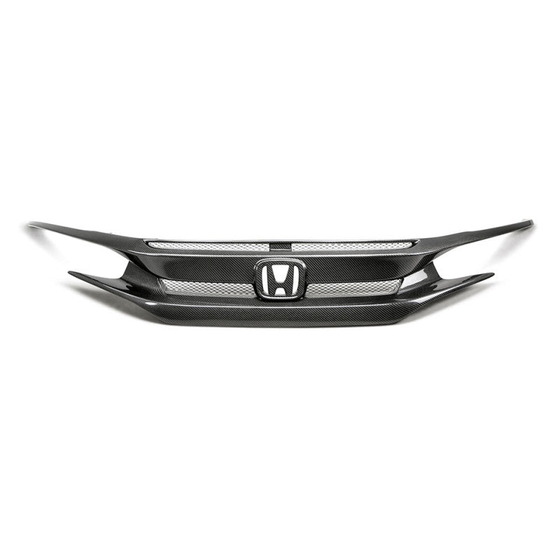 Seibon 16-18 Honda Civic OEM-Style Carbon Fiber Front Grill 1