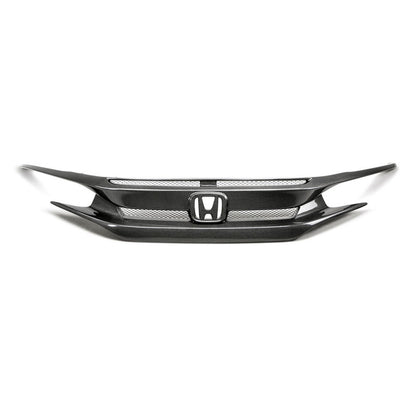 Seibon 16-18 Honda Civic OEM-Style Carbon Fiber Front Grill 1