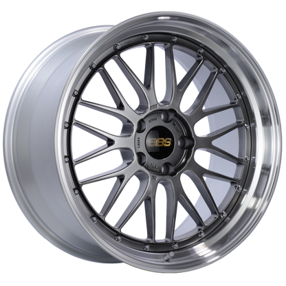 BBS LM 20x10 5x120 ET33 Diamond Black Center Diamond Cut Lip Wheel -82mm PFS/Clip Required 1