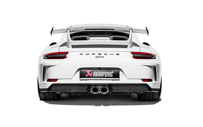 Akrapovic 2018 Porsche 911 GT3 (991.2) Slip-On Race Line (Titanium) w/Header/Tail Pipes 1