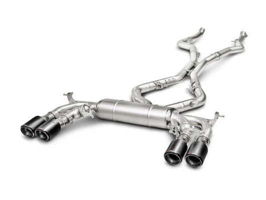 Akrapovic 15-17 BMW X5M (F85) Evolution Line Cat Back (Titanium) w/ Carbon Tips 0