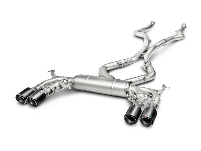 Akrapovic 15-17 BMW X5M (F85) Evolution Line Cat Back (Titanium) w/ Carbon Tips 0