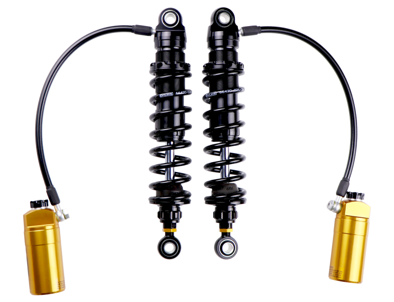 Ohlins 14-24 Harley FL Touring STX 36 Twin Blackline 13inShocks - Heavy Duty Springs