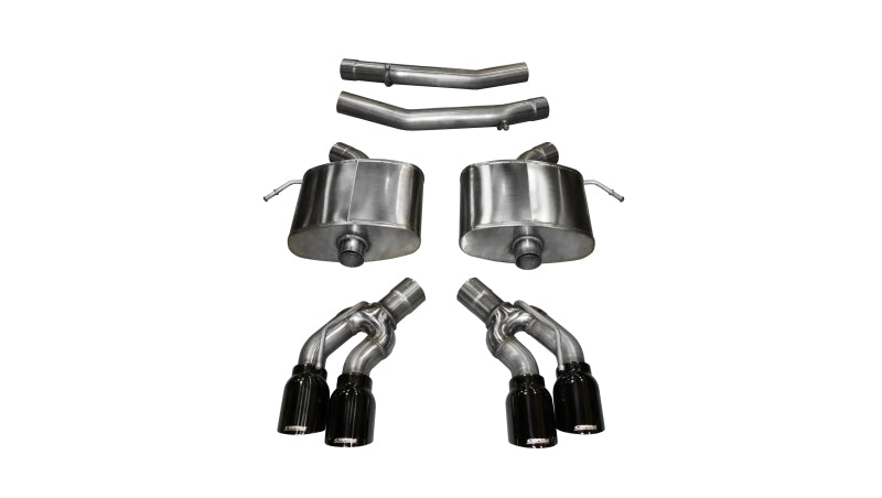 CORSA Performance Corsa 2016-2019 Cadillac CTS V 6.2L V8 2.75in Black Xtreme Axle-Back Exhaust