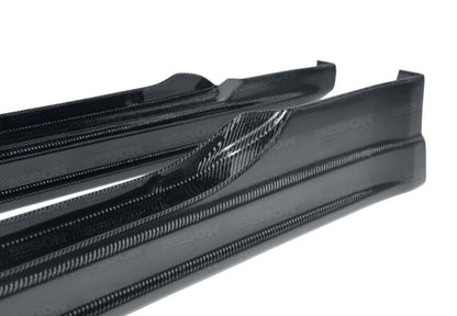 Seibon 02-08 Nissan 350Z CW Carbon Fiber Side Skirts 4