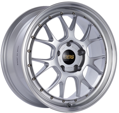 BBS LM-R 19x8.5 5x130 ET55 CB71.6 Diamond Silver Center Diamond Cut Lip Wheel 0