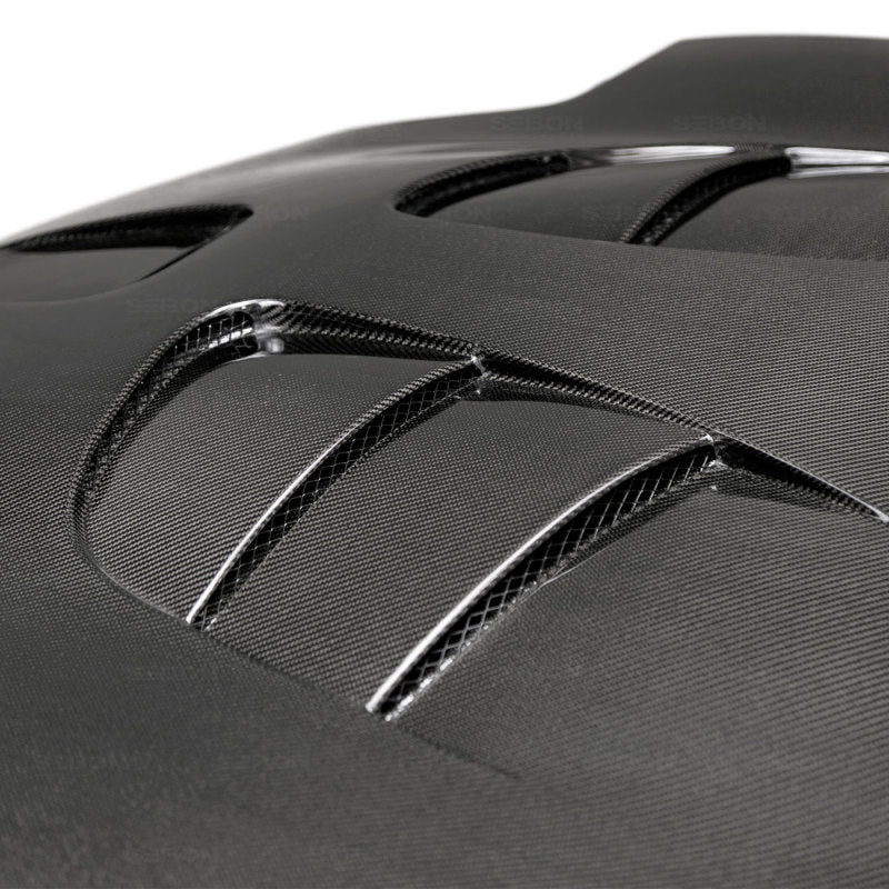 Seibon 93-96 Mazda RX-7 ST Carbon Fiber Hood 5