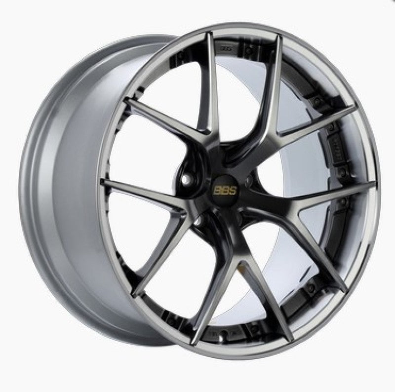 BBS RI-S 20x10 5x120 ET34 Diamond Black Center / Diamond Cut Lip Wheel -82mm PFS/Clip Required 0