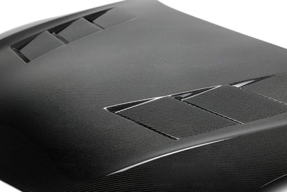 Seibon 2014 Scion TC OEM Carbon Fiber Hood - TS Style 3