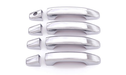 AVS 14-18 Chevy Silverado 1500 Door Handle Covers (4 Door) 8pc Set - Chrome - Silverado & Sierra