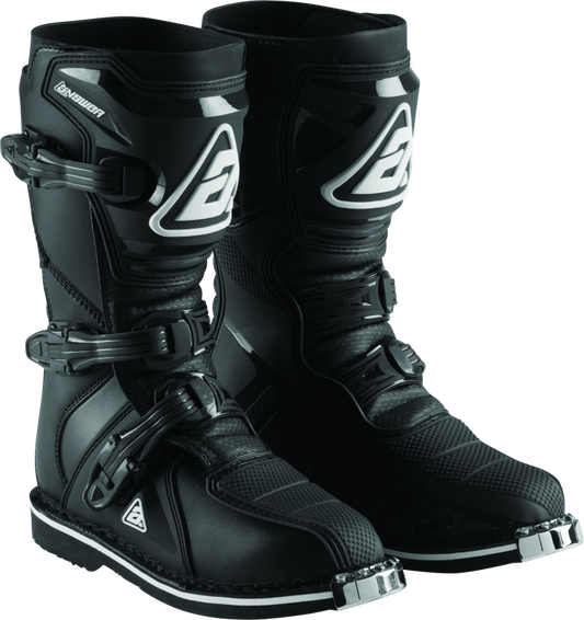 Answer AR1 Boot Black Youth Size - 4