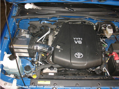 Injen 05-09 Tacoma X-Runner 4.0L V6 w/ Power Box Wrinkle Black Power-Flow Air Intake System 3