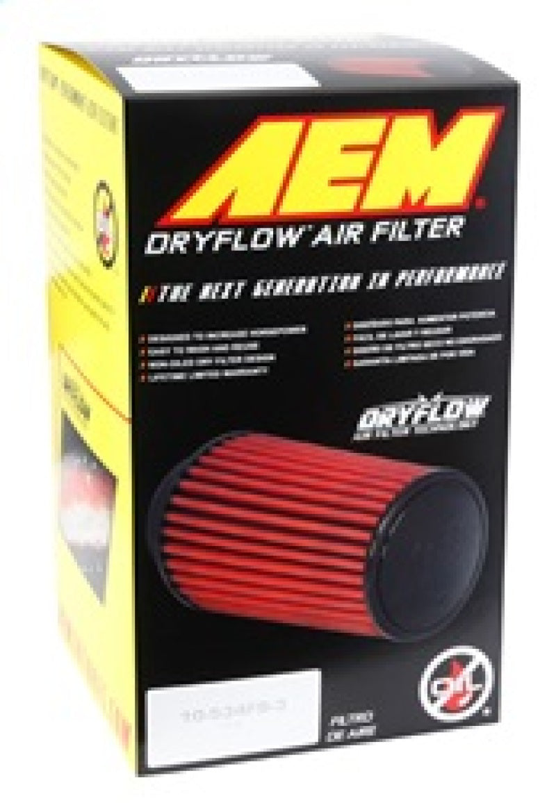 AEM Induction AEM 2.75 in Dryflow Air Filter with 9 in Element