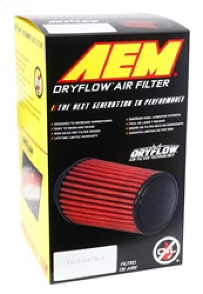AEM Induction AEM 2.75 in Dryflow Air Filter with 9 in Element