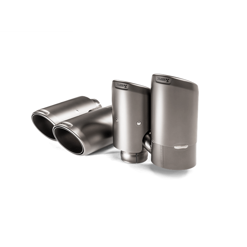 Akrapovic 2018+ Porsche Cayenne V6 (536) Tail Pipe Set (Titanium) 0