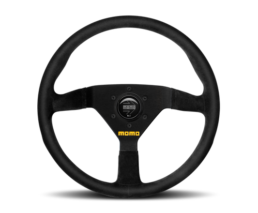 Momo MOD78 Steering Wheel 350 mm - Black Leather/Black Spokes